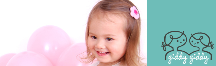 felt hair clips for baby and toddlers.  Unique baby hairclips and accessories