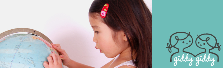 felt hair clips for baby and toddlers.  Unique baby hairclips and accessories