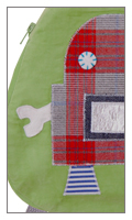 robot backpack. unique hair clips and accessories for baby and toddler.