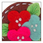 garden ponytail elastic band for baby and toddlers.  Unique baby hairclips and accessories